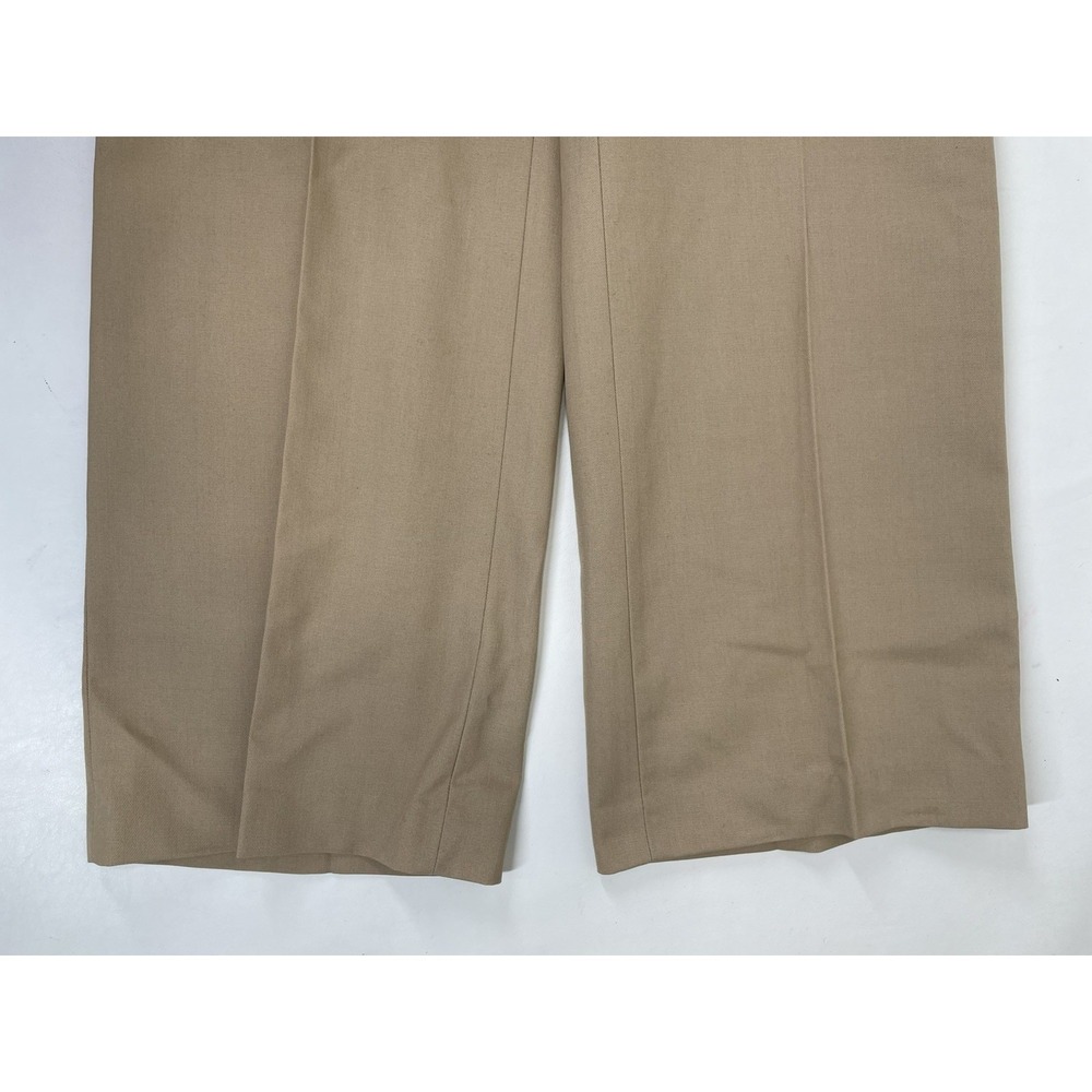 Sears Sportswear Belted Chino Slacks Vintage Mens Size 34x32 Beige NWT‎ Dragon - Picture 3 of 11